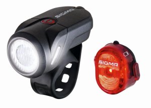 Sigma Sport Beleuchtungsset Aura 35 USB/Nugget 2
